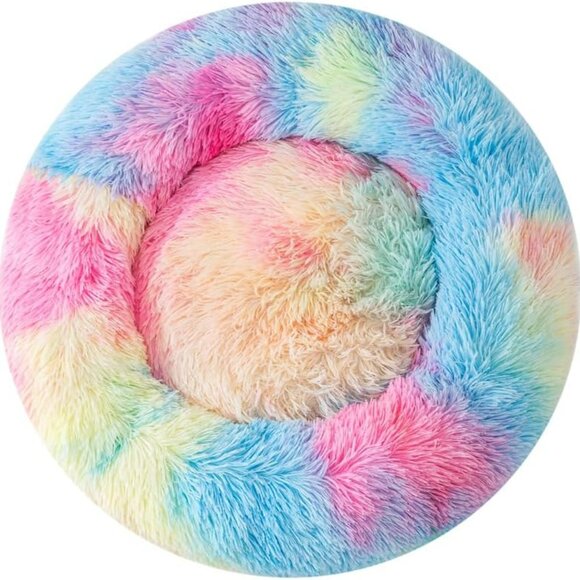 Small Cat Bed Nest Bed Dog Bed Round Bed Donut Rabbit Bed Pet Bed Small Kitten B - Picture 1 of 9